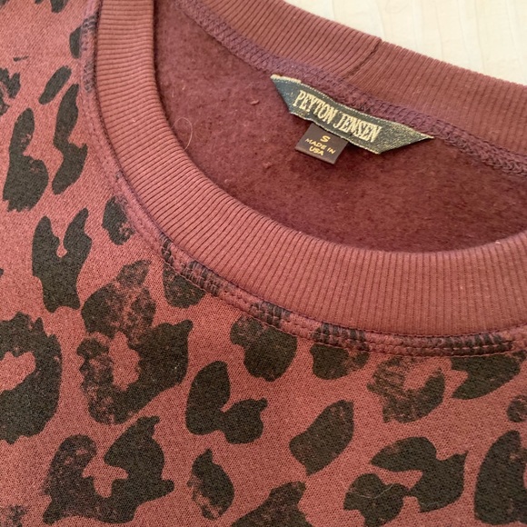 Peyton Jensen long sweatshirt in copper copper - Picture 6 of 7